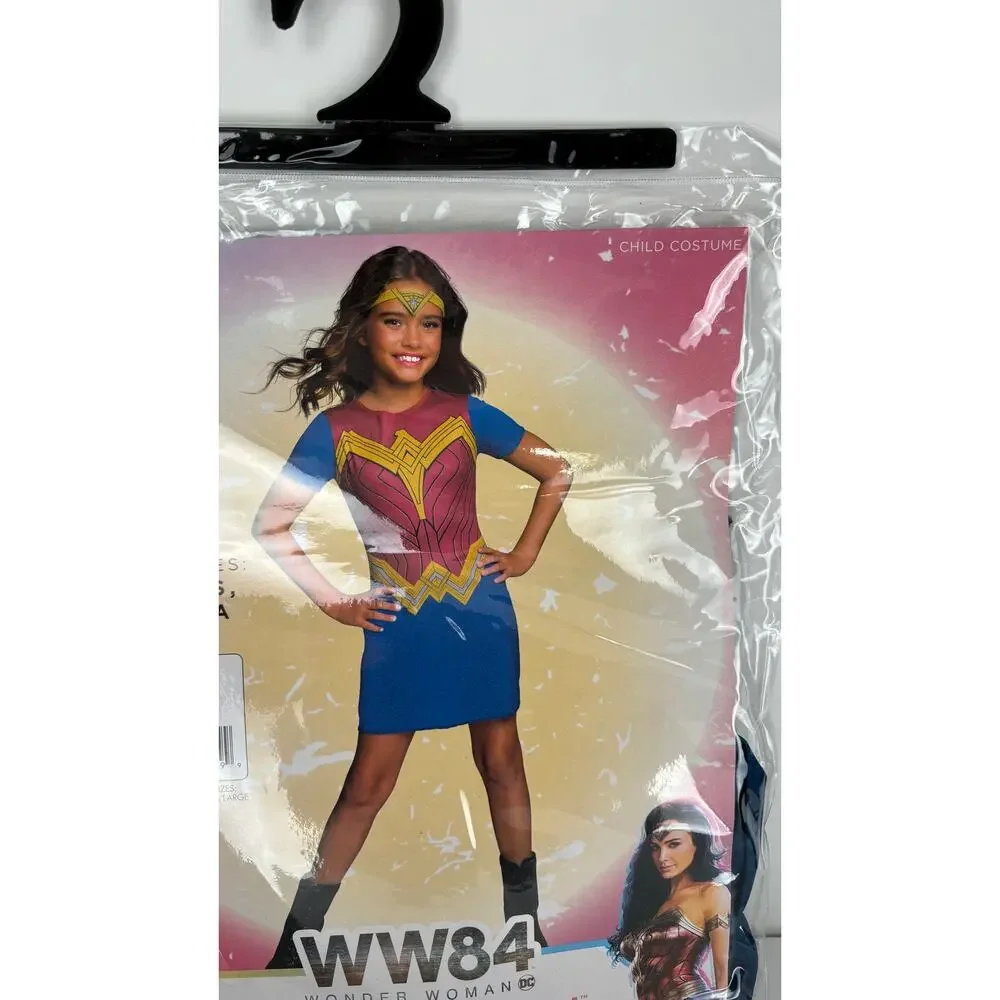 Rubies Girls Wonder Woman WW84 DC Comics Halloween Costume Size Small 4-6 New - Picture 3 of 4
